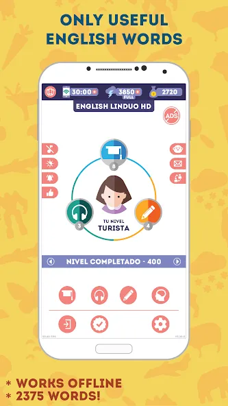 English for Beginners: LinDuo  [МОД Много денег] Screenshot 3