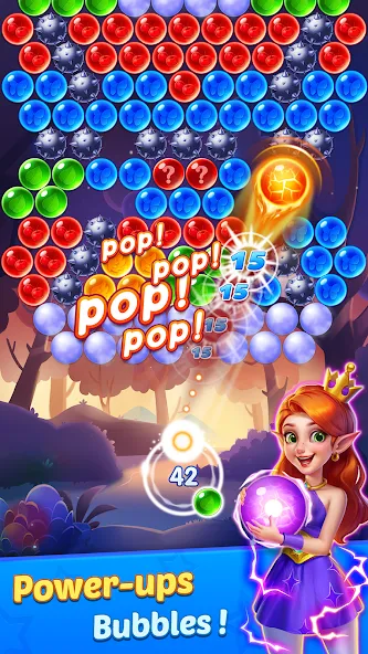 Bubble Shooter Genies  [МОД Бесконечные деньги] Screenshot 5