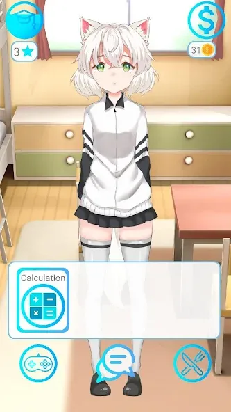 My anime girl 2 (Май аниме грл 2)  [МОД Unlimited Money] Screenshot 1