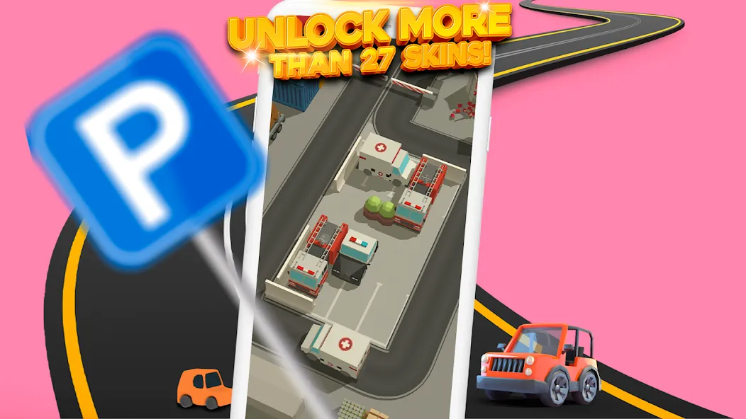 Parking Jam 3D (Парковочный затор 3D)  [МОД Много монет] Screenshot 3