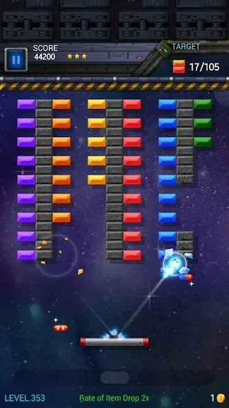Brick Breaker Star: Space King  [МОД Много денег] Screenshot 4