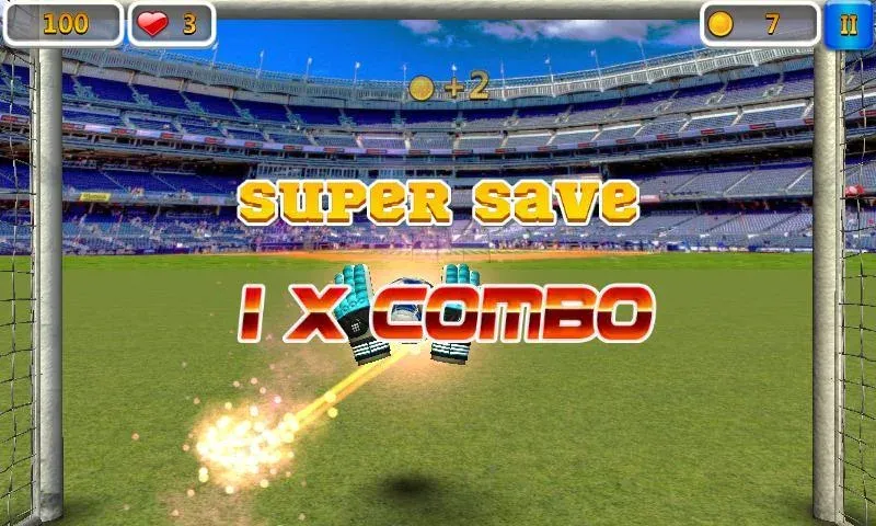 Super Goalkeeper - Soccer Game (упер Вратарь)  [МОД Бесконечные деньги] Screenshot 1