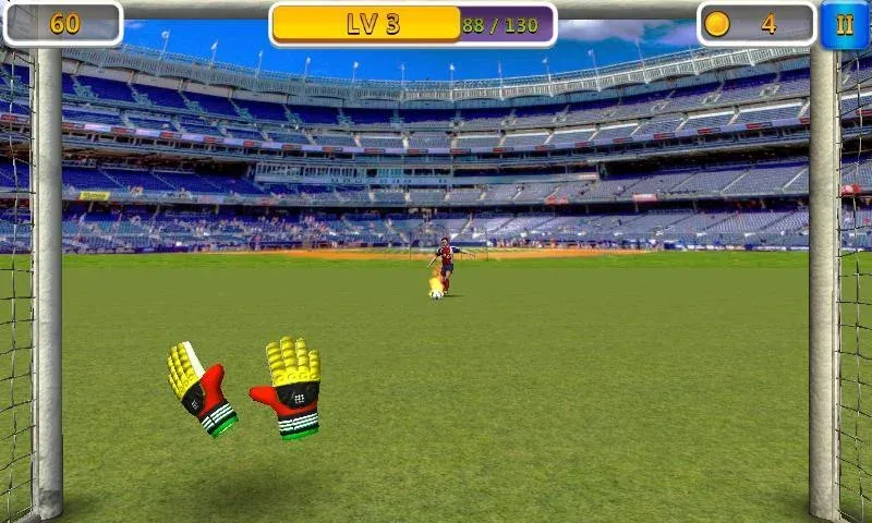 Super Goalkeeper - Soccer Game (упер Вратарь)  [МОД Бесконечные деньги] Screenshot 4