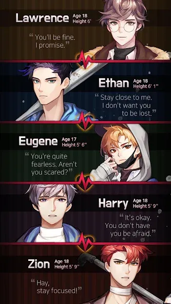 Dangerous Fellows:Otome Dating  [МОД Бесконечные деньги] Screenshot 3