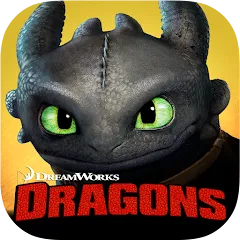 Скачать взломанную Dragons: Rise of Berk (Драгонс)  [МОД Много денег] - стабильная версия apk на Андроид