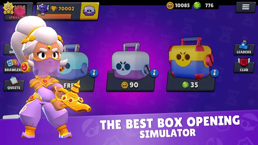 Star Box Simulator for BS  [МОД Unlocked] Screenshot 1