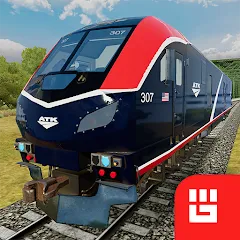 Взломанная Train Simulator PRO USA (Трейн Симулятор ПРО США)  [МОД Бесконечные монеты] - стабильная версия apk на Андроид