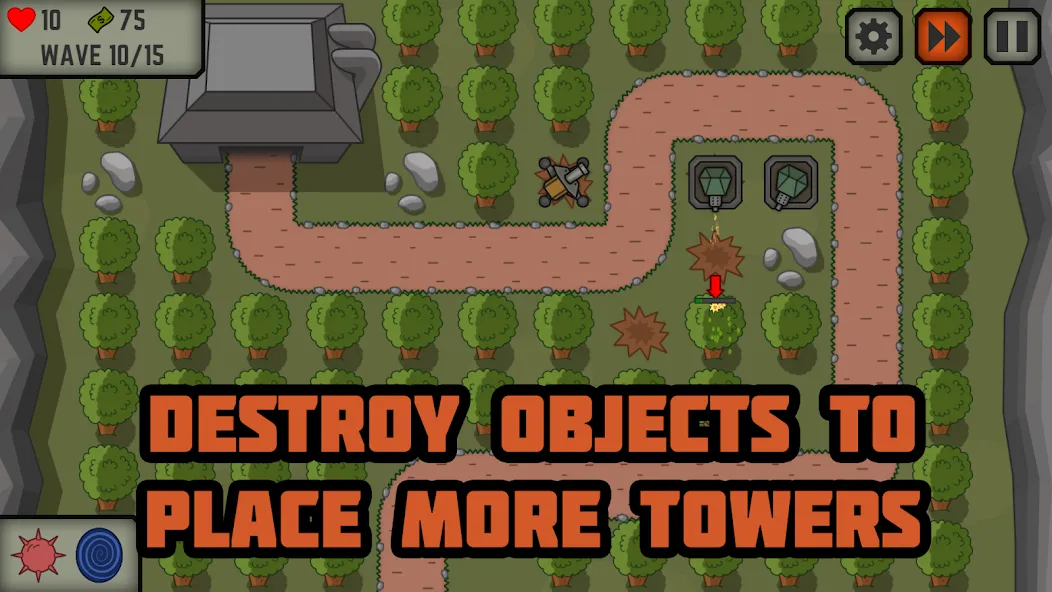 Tactical War: Tower Defense  [МОД Все открыто] Screenshot 4