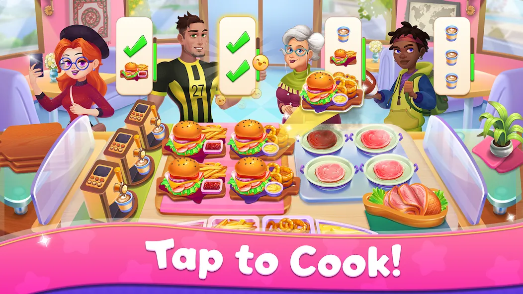 Mom's Kitchen : Cooking Games  [МОД Много монет] Screenshot 3