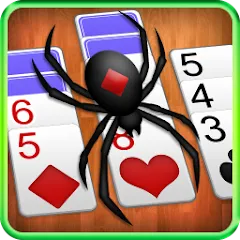 Взломанная Spider Solitaire  [МОД Mega Pack] - полная версия apk на Андроид