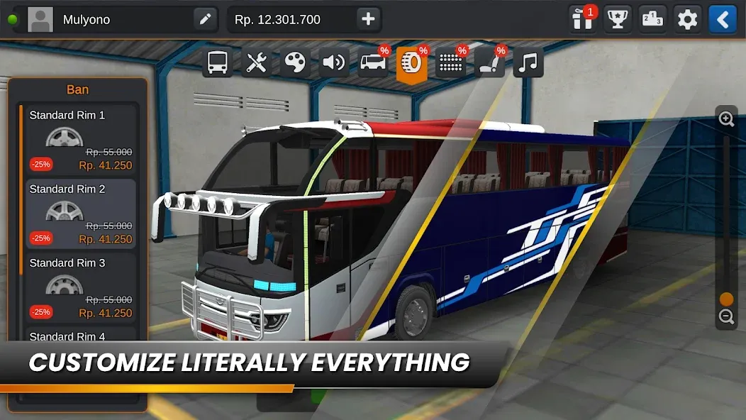 Bus Simulator Indonesia (Бус Симулятор Индонезия)  [МОД Все открыто] Screenshot 3