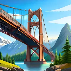 Скачать взлом Bridgezz: Bridge Construction (Бриджзз)  [МОД Unlimited Money] - полная версия apk на Андроид