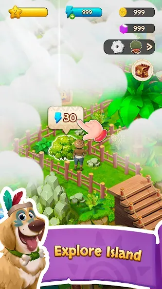 Island Adventure Jungle  Blast (Марбл Пазл)  [МОД Бесконечные деньги] Screenshot 4