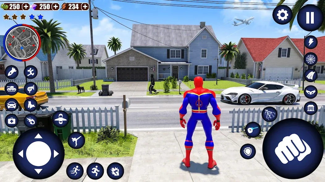 Flying Superhero Robot Games (Флайинг Супергерой Робот Игры)  [МОД Меню] Screenshot 4