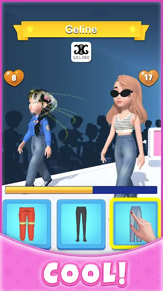 Catwalk Battle - Dress up! (Кэтволк Баттл)  [МОД Unlimited Money] Screenshot 5