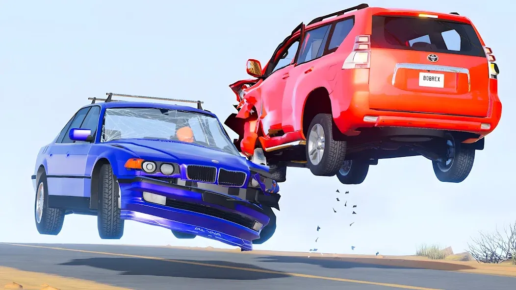 Stunt Car Crash (Стант Кар Краш)  [МОД Много монет] Screenshot 3