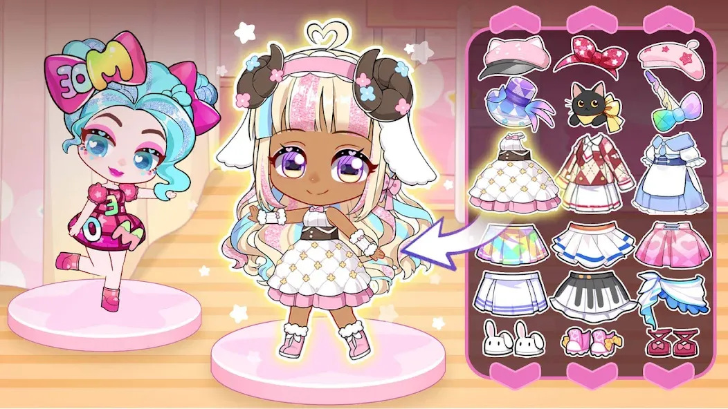 Chibi Doll: My School (Чиби Долл)  [МОД Unlimited Money] Screenshot 2