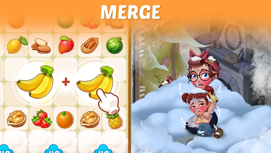 Merge Cooking:Theme Restaurant  [МОД Все открыто] Screenshot 2