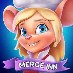 Взломанная Merge Inn - Cafe Merge Game (Мердж Инн)  [МОД Menu] - последняя версия apk на Андроид