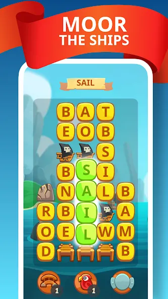 Word Treasure Hunt  [МОД Бесконечные монеты] Screenshot 3