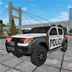 Скачать взломанную Miami Crime Police (Майами Крайм Полис)  [МОД Mega Pack] - последняя версия apk на Андроид