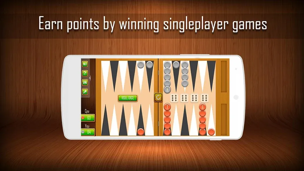 Backgammon board game - Tavla  [МОД Бесконечные деньги] Screenshot 5