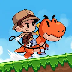 Скачать взломанную Super Meno - Jungle Platform (упер Мено)  [МОД Меню] - полная версия apk на Андроид