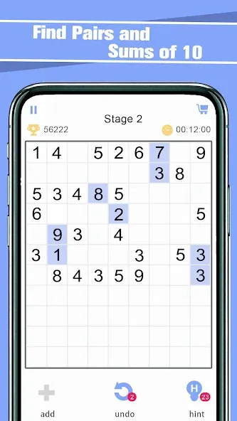 Match Ten - Relax Number Game (Матч Тен)  [МОД Mega Pack] Screenshot 1