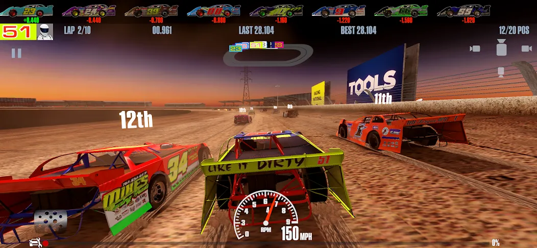 Stock Car Racing (ток Кар Гонки)  [МОД Много монет] Screenshot 2