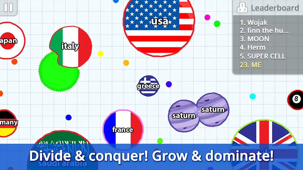 Agar.io  [МОД Unlocked] Screenshot 2