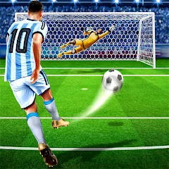 Взломанная Football Strike: Online Soccer (Футбольный забастовка)  [МОД Все открыто] - последняя версия apk на Андроид