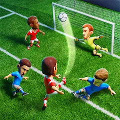 Взломанная Mini Football - Mobile Soccer (Мини Футбол)  [МОД Unlocked] - последняя версия apk на Андроид