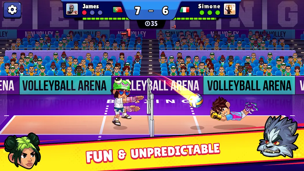 Volleyball Arena: Spike Hard (Волейбольная арена)  [МОД Меню] Screenshot 2