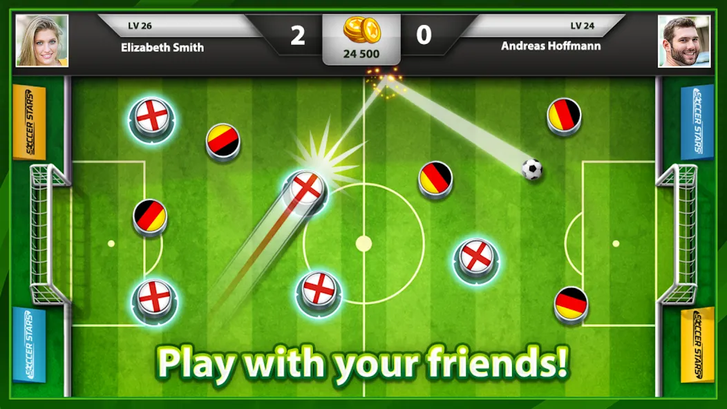 Soccer Stars: Football Games (ок Старс)  [МОД Много монет] Screenshot 1