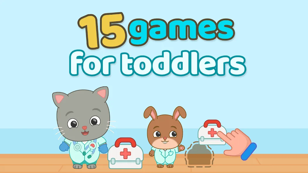 Learning games for toddlers 2+  [МОД Много монет] Screenshot 1