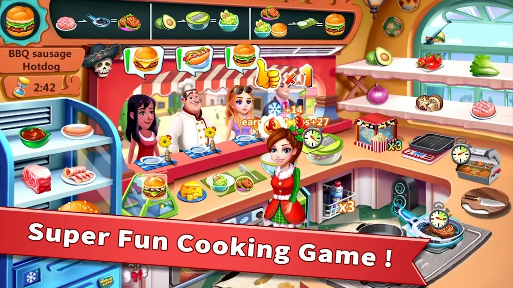 Rising Super Chef - Cook Fast (Райзинг Супер Шеф)  [МОД Все открыто] Screenshot 1