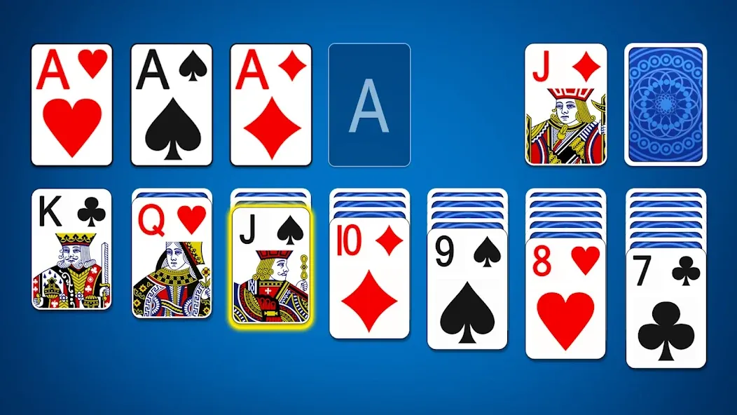 Solitaire Card Game (Солитер карточная игра)  [МОД Unlimited Money] Screenshot 1