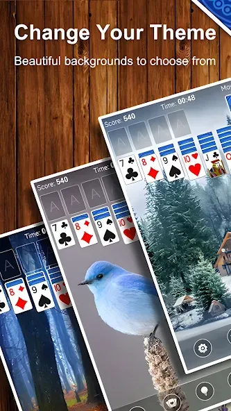 Solitaire Card Game (Солитер карточная игра)  [МОД Unlimited Money] Screenshot 3