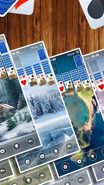 Solitaire Card Game (Солитер карточная игра)  [МОД Unlimited Money] Screenshot 4