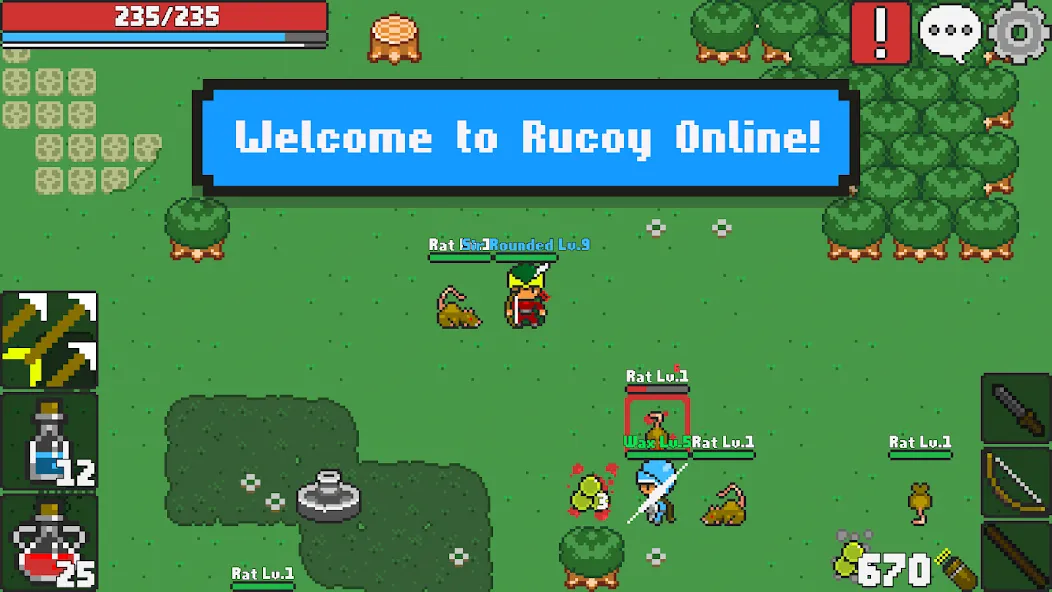 Rucoy Online - MMORPG MMO RPG (Рукой Онлайн)  [МОД Menu] Screenshot 1