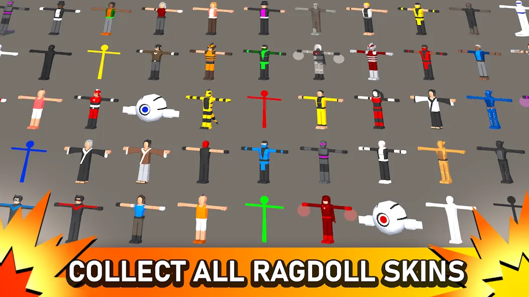 Smashgrounds.io: Ragdoll Arena  [МОД Бесконечные монеты] Screenshot 5