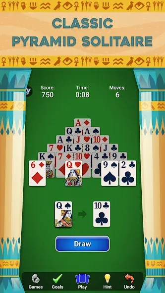 Pyramid Solitaire - Card Games (Пирамида Солитер)  [МОД Unlocked] Screenshot 3