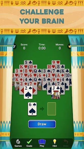 Pyramid Solitaire - Card Games (Пирамида Солитер)  [МОД Unlocked] Screenshot 5