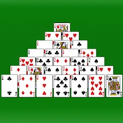 Взлом Pyramid Solitaire - Card Games (Пирамида Солитер)  [МОД Unlocked] - стабильная версия apk на Андроид