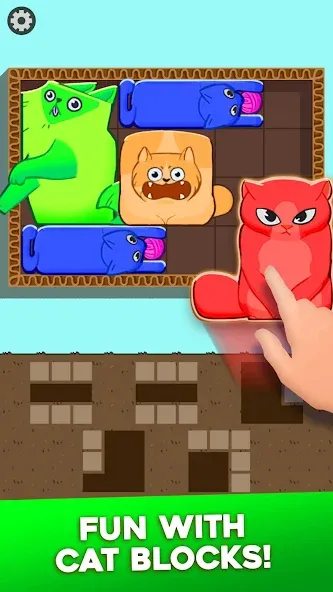 Block Puzzle Cats (Блок Пазл Кошки)  [МОД Mega Pack] Screenshot 1