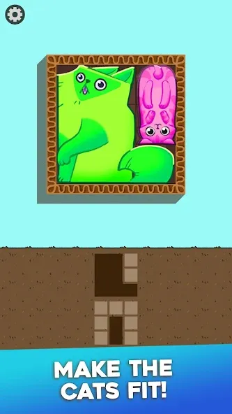 Block Puzzle Cats (Блок Пазл Кошки)  [МОД Mega Pack] Screenshot 3