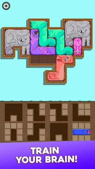 Block Puzzle Cats (Блок Пазл Кошки)  [МОД Mega Pack] Screenshot 4