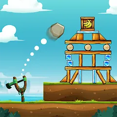 Взлом Catapult Quest  [МОД Много монет] - полная версия apk на Андроид