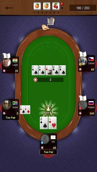 Texas holdem poker king  [МОД Unlimited Money] Screenshot 5