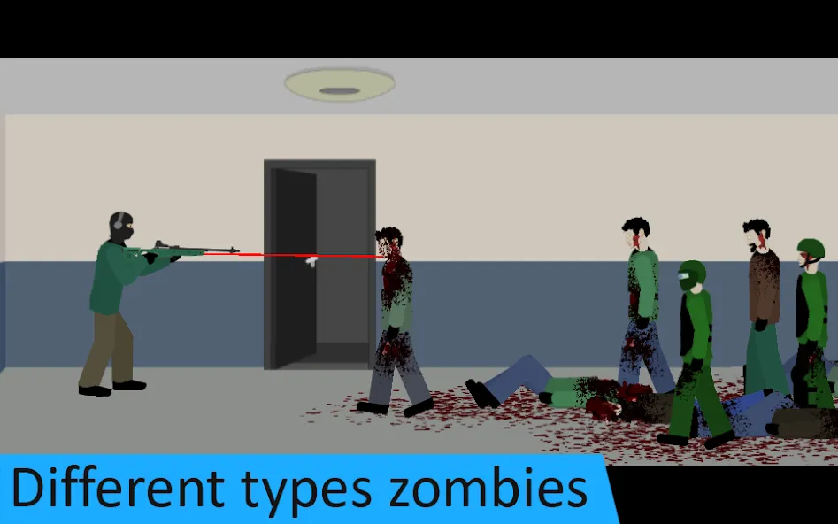 Flat Zombies: Defense&Cleanup (Флэт Зомби)  [МОД Бесконечные монеты] Screenshot 2